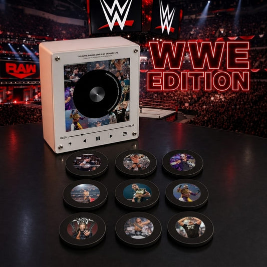 WWE Fridge Vinyl Player - Magnetic Record Player